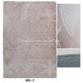 Embossing mink carpet with novel design